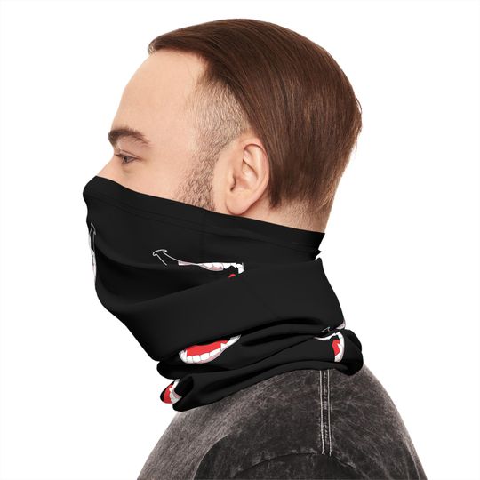 Funny Vampire Teeth Neck Gaiter, Halloween Accessory
