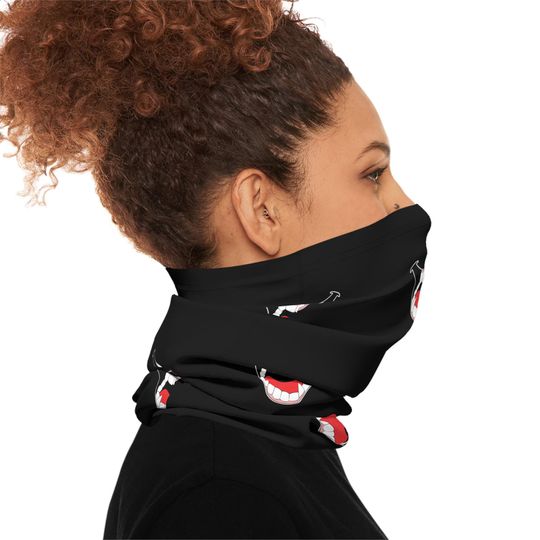 Funny Vampire Teeth Neck Gaiter, Halloween Accessory