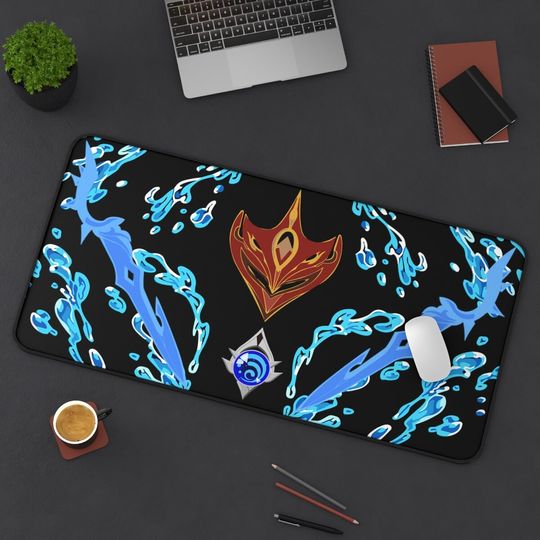 Tartaglia Childe Genshin Impact Desk Mat