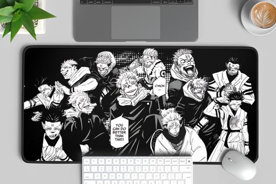 Sukuna Jujutsu Satoru Desk Mat