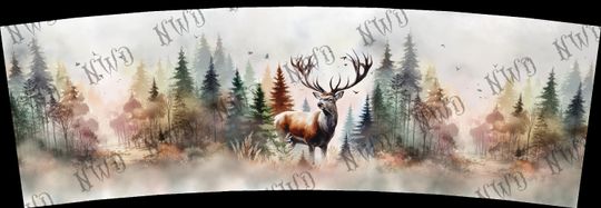 40oz Hunting Sublimation Design