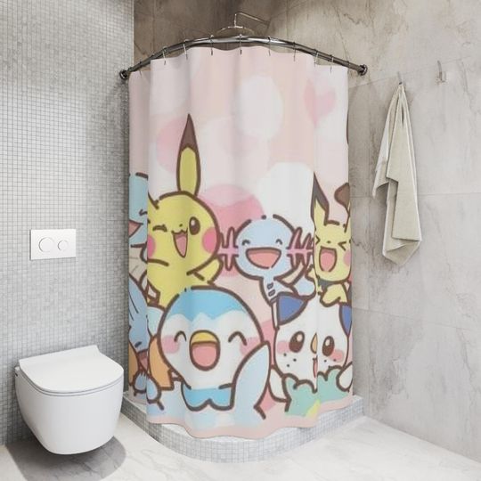 Pokepals Shower Curtain