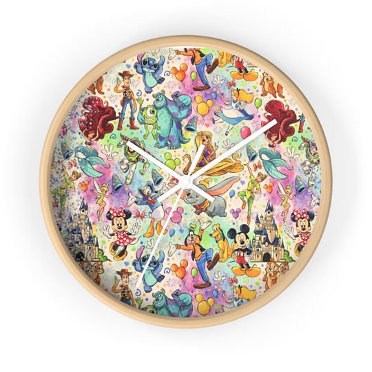 Disney Character Wall Clock