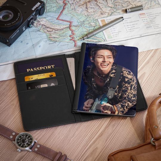 The Rose Woosung K-Pop Stylish Passport Cover