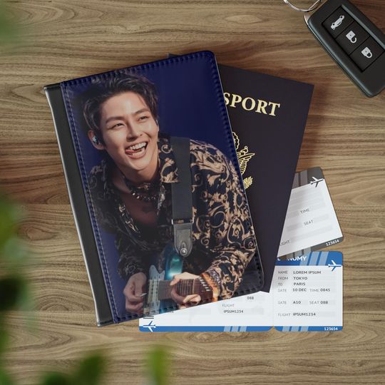 The Rose Woosung K-Pop Stylish Passport Cover