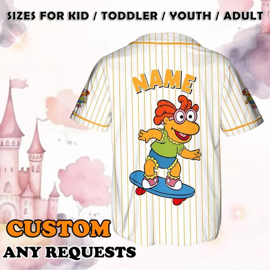 Baby Skeeter Jersey Shirt, Disney Muppets Babie Baseball Jersey, Baby Skeeter Cosplay, Disney World Shirt, Disney Trip Shirt