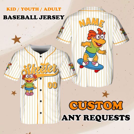 Baby Skeeter Jersey Shirt, Disney Muppets Babie Baseball Jersey, Baby Skeeter Cosplay, Disney World Shirt, Disney Trip Shirt