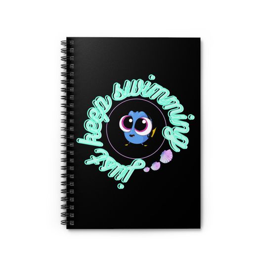 Disney Finding Dory Just Keep Swimming Spiral Notebook - Ruled Line