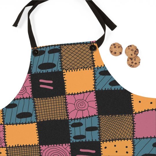The Nightmare Before Christmas Sally Patches Apron