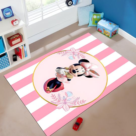 Minnie Mouse Disney Rug, Disney Fan Decor