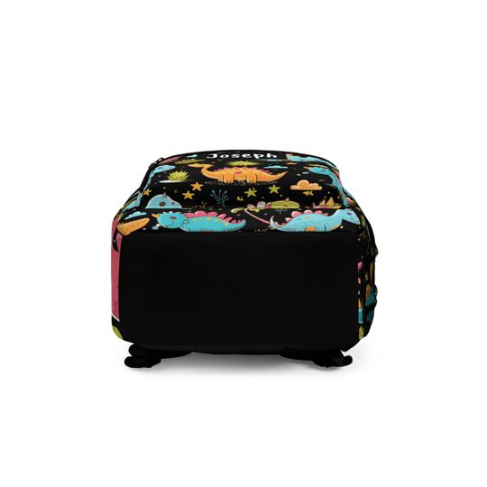 Personalize School Kids Dinosaur Theme Backpack - Durable & Lightweight