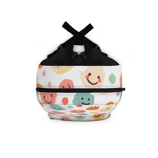 Smiley Face Backpack for Accessories and Bags