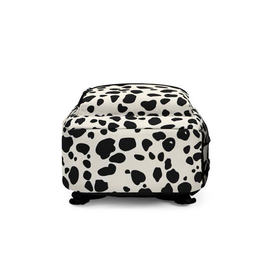 Durable Spotted Pattern Backpack  Lightweight, Waterproof, Adjustable Straps, Roomy Interior, Assembled in the USA