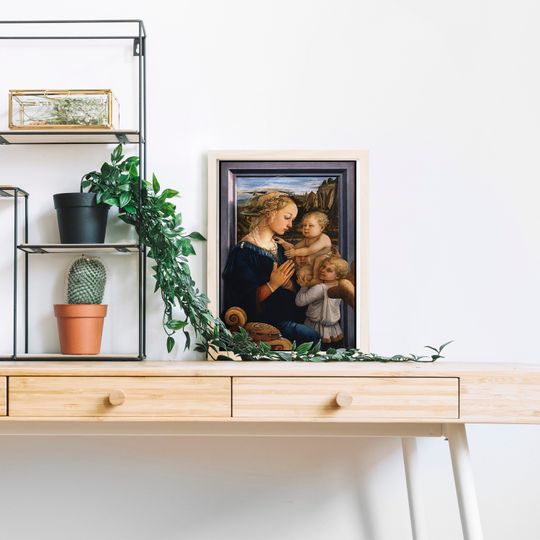 Filippo Lippi, Madonna and Child and Two Angels