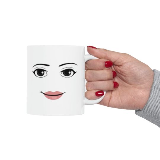 Funny Roblox Meme Mug (Both Faces) Ceramic Mug, 11oz