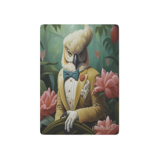 Gentleman Bird Custom Poker Cards
