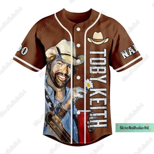 Toby Keith Jersey Shirt, Toby Keith Baseball Jersey, Toby Keith Jersey
