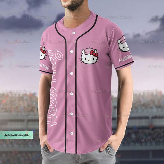 Hello Kitty Shirt, Hello Kitty Baseball Shirt