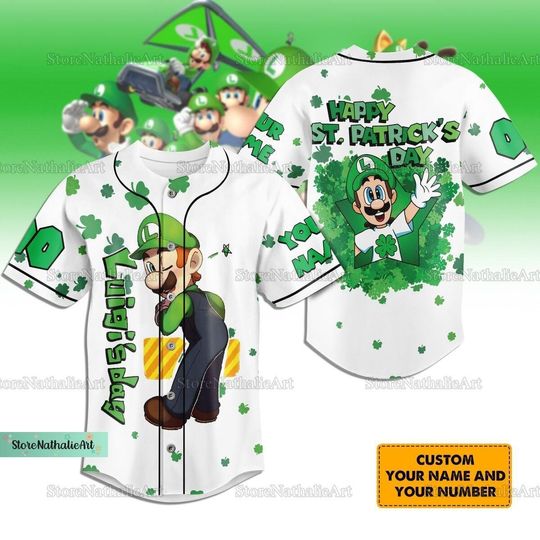 Super Mario Jersey, Super Mario Baseball Jersey