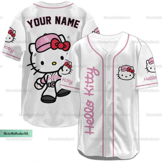 Hello Kitty Shirt, Hello Kitty Baseball Shirt