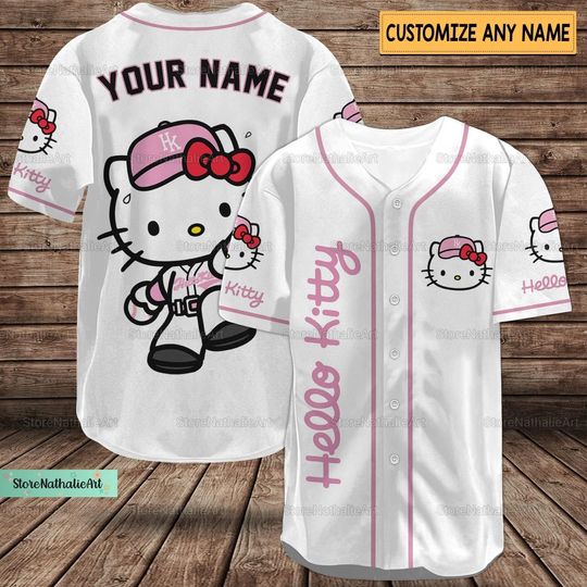 Hello Kitty Shirt, Hello Kitty Baseball Shirt