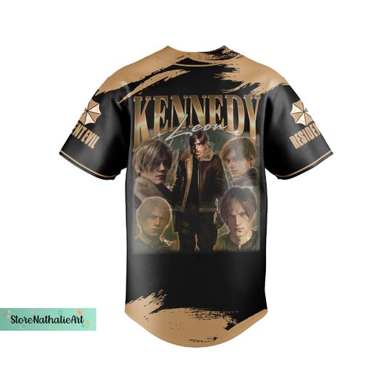 Leon Kennedy Jersey, Leon Kennedy Baseball Jersey, Leon Kennedy Jersey