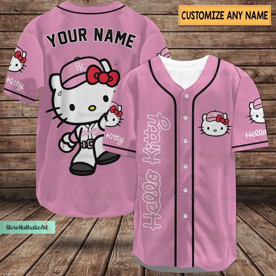 Hello Kitty Shirt, Hello Kitty Baseball Shirt