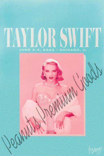 t/s chicago, vip eras tour, poster