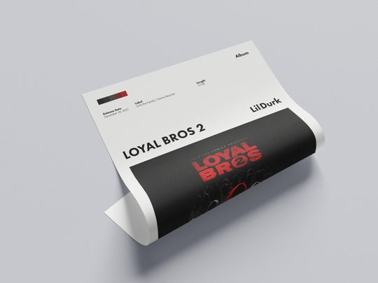 Lil Durk Loyal Bros 2 Poster Print - Album Cover Wall Art - Hip Hop Music Poster - Home Decor