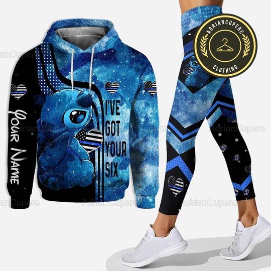 Disney Stitch Hoodie Leggings, Custom Stitch 3D Hoodie
