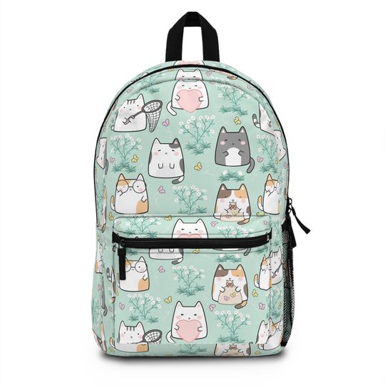 Kawaii Cat Backpack, Kawaii Kids Backpack, Cute Backpack