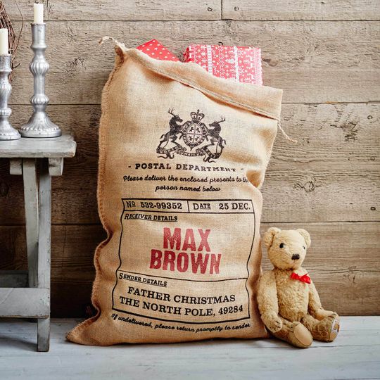 The Walpole Personalised Christmas Sack