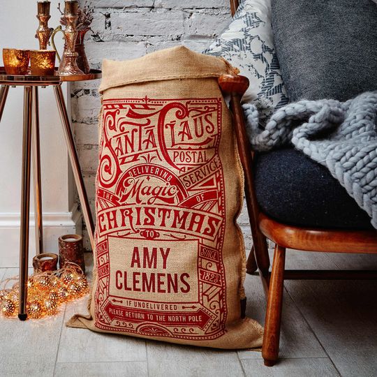 The Hudson Personalised Christmas Sack