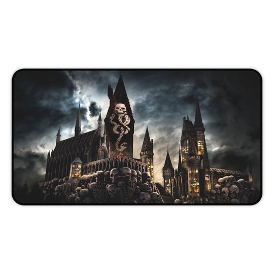 Harry Potter Inspired Deskmat, Wizard School Desk Mat, Desk Accessories, Wizard Office Decot