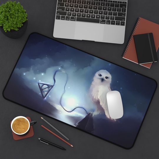 Hedwig Wizard World Desk Mat, Hogwarts School Harry Potter Inspired Deskmat