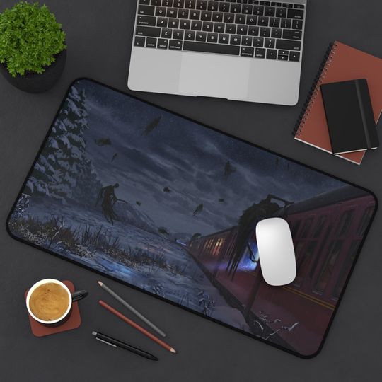 Wizard Desk Mat, Hogwarts Train Harry Potter Inspired Deskmat