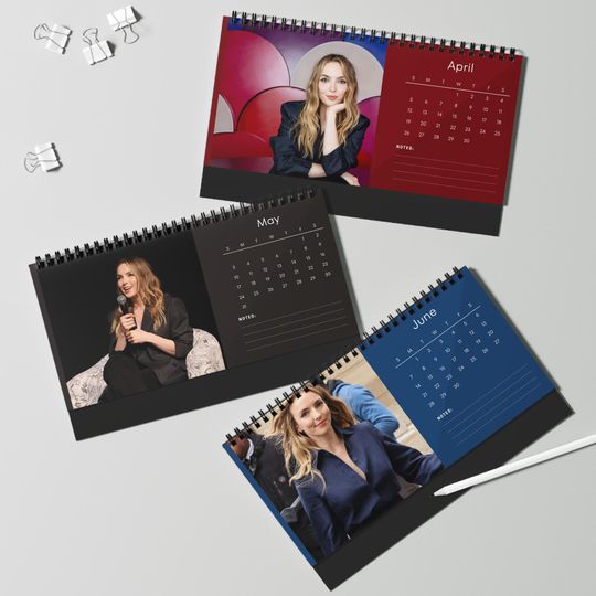 Jodie Comer 2026 Desk Calendar | Hollywood Actress Planner | TV  Movie Decor