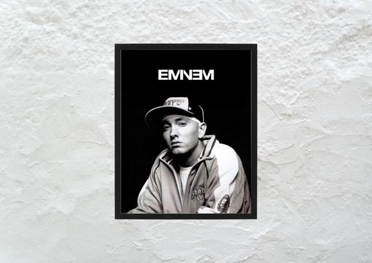 Eminem Poster| Hip Hop Poster| Rapper Poster