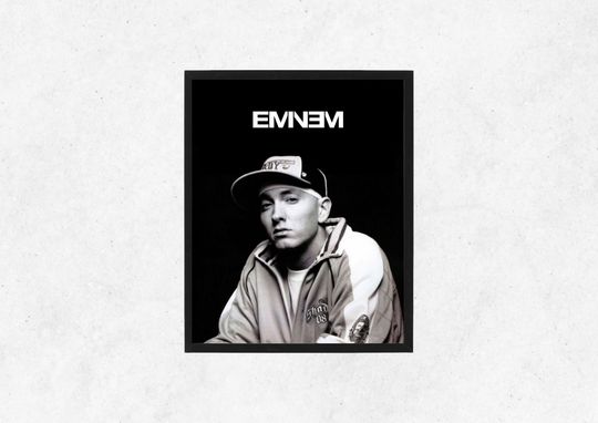 Eminem Poster| Hip Hop Poster| Rapper Poster