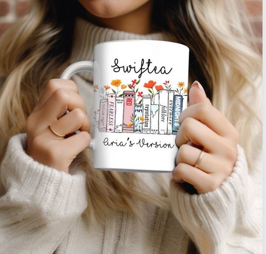 T.S mug. Eras mug. Personalised mug. Reusable. Your version. Era