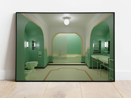 The Shining Movie Bathroom Wall Art Print, Stanley Kubrick's Room