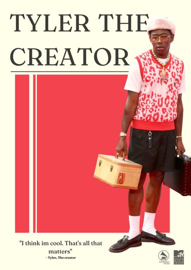 Tyler The Creator retro poster