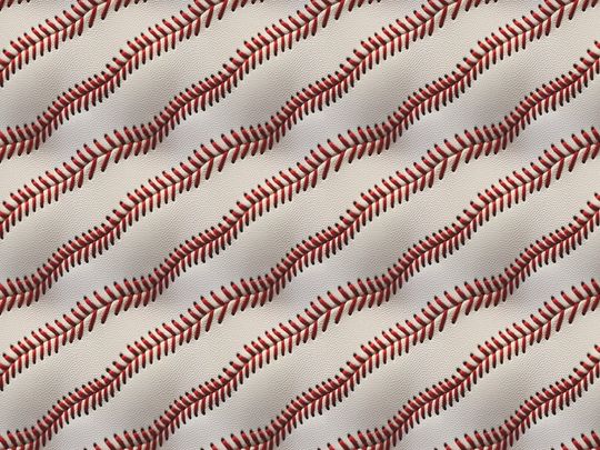 Baseball Gift Wrap: Sports Theme Wrapping Paper, Red Stitched Leather
