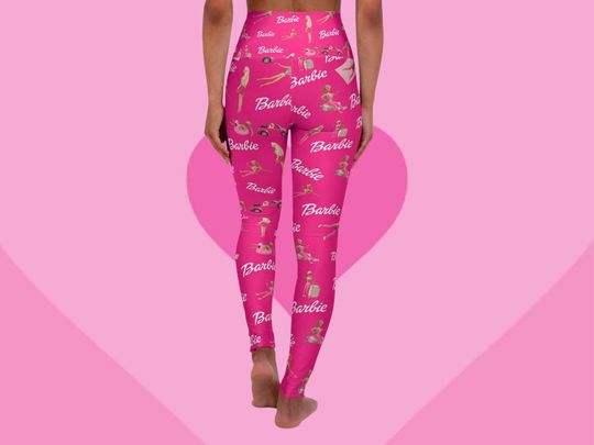 High Waisted Barbie Leggings I Eye-catching Style With Confidence Booster Effect