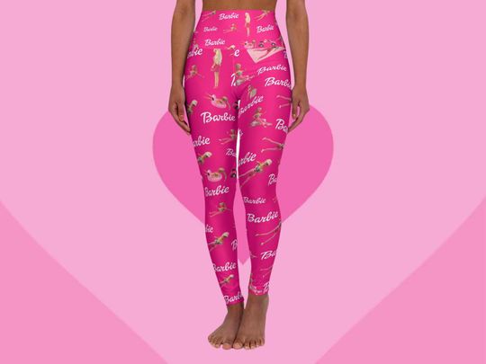 High Waisted Barbie Leggings I Eye-catching Style With Confidence Booster Effect