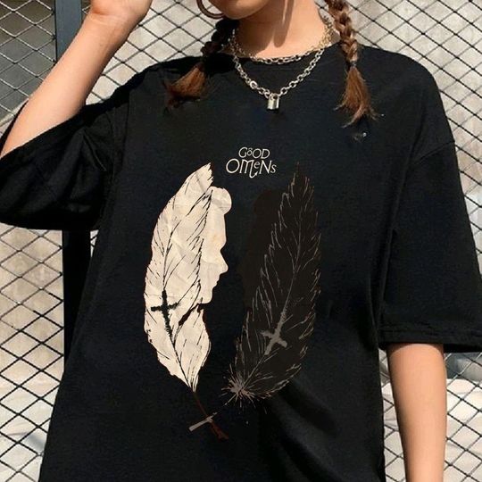 Good Omens The Bad And The Good Shirt, Good Omens 2 Fanart Shirt