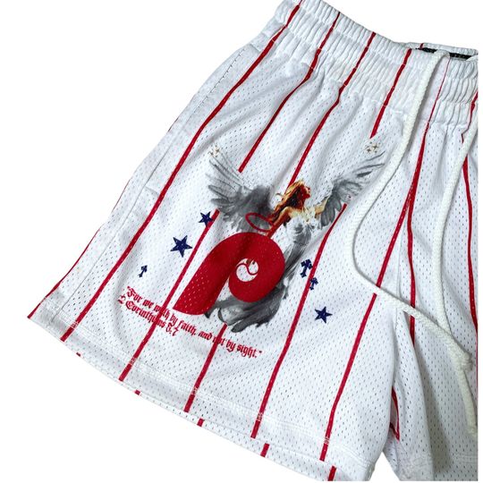LS Mesh Shorts - Phillies