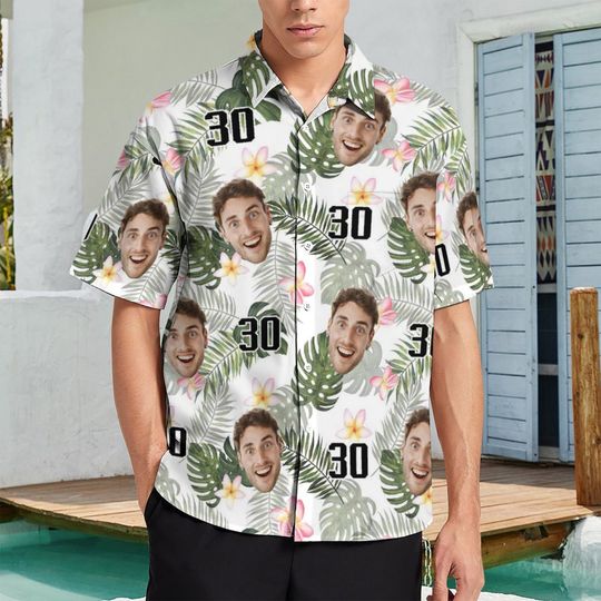 Custom Summer Hawaiian Shirt set,Hawaiian shirt for Party,Personalized Birthday Gifts for Man,Custom Bucket Hat Swim Shorts,Tropical Shirts