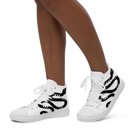 Womens Reputation High Top Canvas Shoes