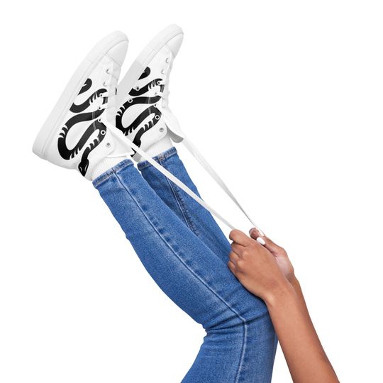 Womens Reputation High Top Canvas Shoes